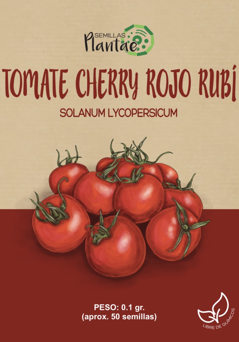 Tomate Cherry Rub Rojo Semillas Plantae